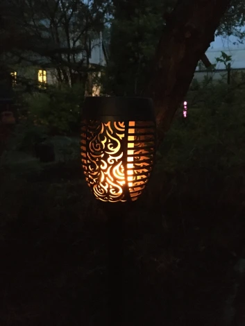 Грунтовый светильник на солнечной батарее Эра Факел ERASF012-35 (LED, факел)