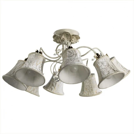 Потолочная люстра Arte Lamp Bellis A2819PL-8WG