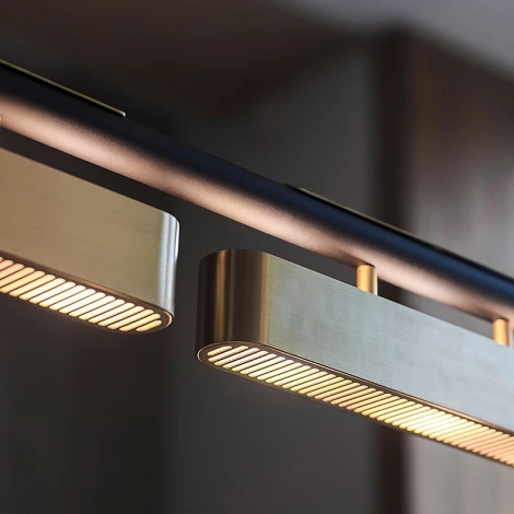 Подвесной светильник Zigbee, Wi-FiLightera Huron LE118L-4G SMART (LED, 220V, управление смартфоном, голосовое управление, умный дом - Алиса, Tuya Smart, Маруся, Smart Life, Экосистема Сбер, на тросе)