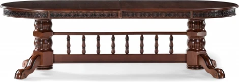 Стол деревянный Woodville Кассиль орех / коричневая патина арт.615218