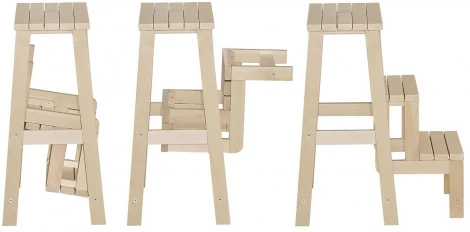 Табурет- стремянка лак от фабрики Mebelik