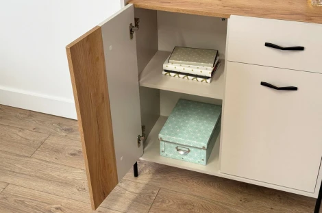 Доминика Комод (с ящиком) Mebelson (ЛДСП/Дуб крафт золотой) арт.174975,3369