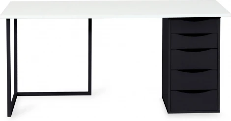 Композиция ОГОГО Board 1800х700 (ЛДСП/Белый,Черный)