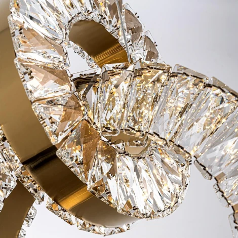 Подвесной светильник светодиодный хрустальный с регулировкой цветовой температуры Modelux MODELUX ML.9041.400 BS