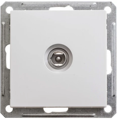 ТВ-розетка встраиваемая оконечная (белый) Systeme Electric W59 RTS-151-1-86