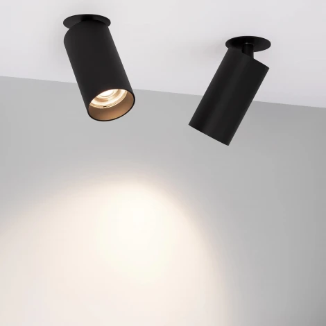 Встраиваемый точечный светильник SP-GABI-BUILT-FLAP-R60-12W Day4000 (BK, 36 deg, 230V) (Arlight, IP40 Металл) 049933 (LED)