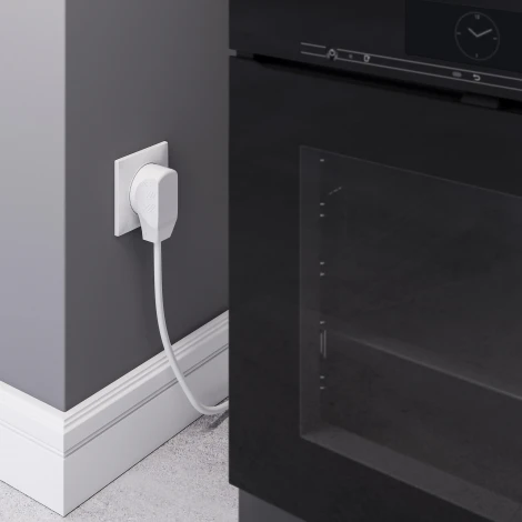 Комплект: розетка с вилкой для электроплиты 32А 250В, коробка в стену (белый) Werkel W1189201 (a053500)