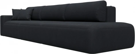 Диван прямой Лига-036 НПБ Модерн Лонг подлокотник слева Лига Диванов (Замша) арт.127698L