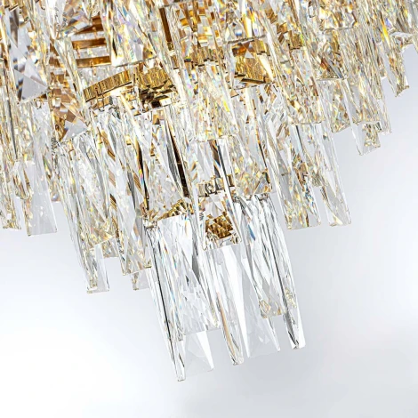 Подвесная люстра хрустальная Modelux MODELUX ML.7555.25 GD