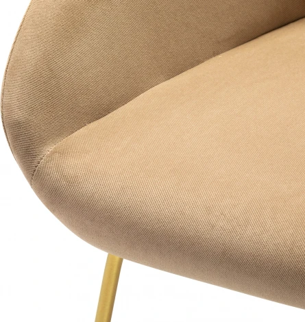 Кресло Kent Diag beige/Линк золото R-Home арт.410119134h_Diagbeige_золото_линк