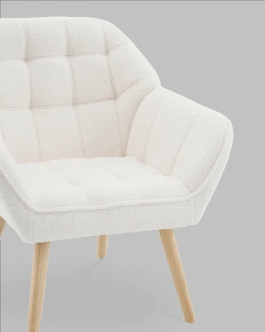 Кресло Вэйл тэдди белый Stool Group арт.УТ000040124