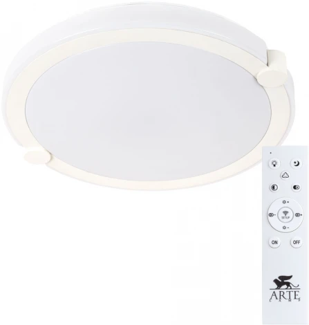 Потолочная люстра Arte Lamp Biscotti A2679PL-72WH (LED, 220V, пульт управления, круглые)