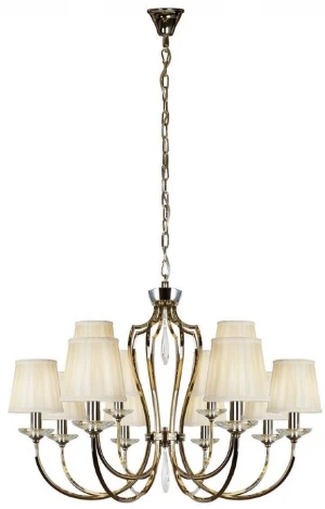 Подвесная люстра iLamp Charm P2508-8+4 nic (220V, на цепи)