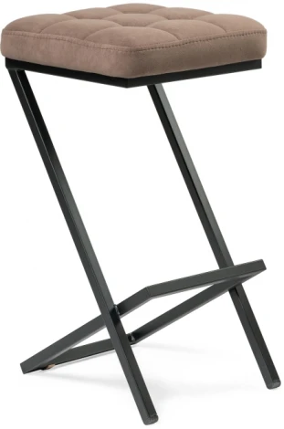 Полубарный стул Woodville Амаури катания корица / черный матовый 507431