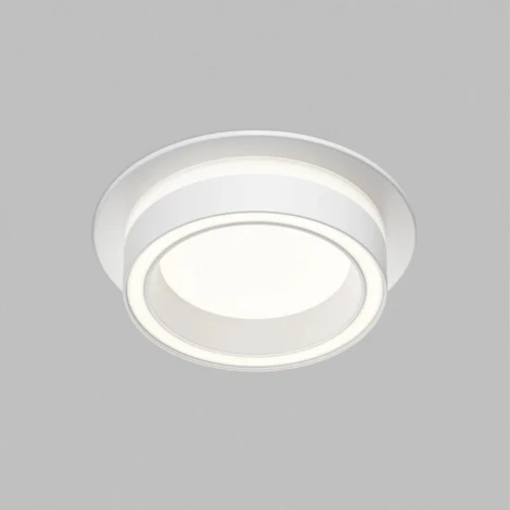 Встраиваемый светильник Denkirs Glow GX53 15 Вт LED белый алюминий акрил