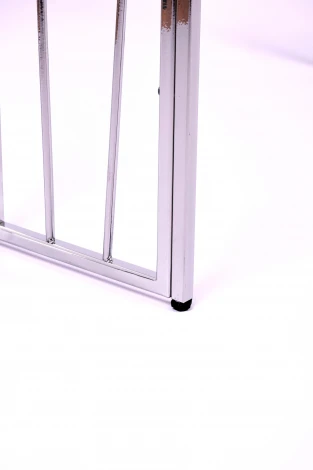 Консольный стол AllConsoles 1124-CS clear серебряный