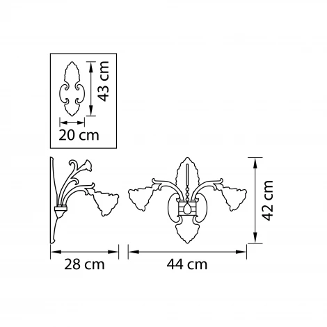 Бра Osgona Rosata 696622