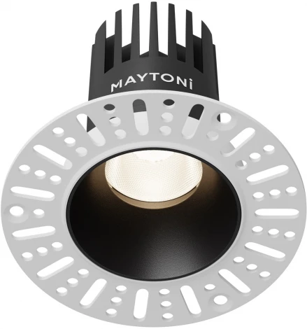 Встраиваемый светильник Maytoni Dip DL119-10W-4K-TRS-B