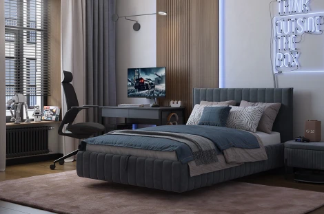 Кровать с подъемным механизмом Твикс 120х200 см ZP.KM1.2-25.2171 Mebelson