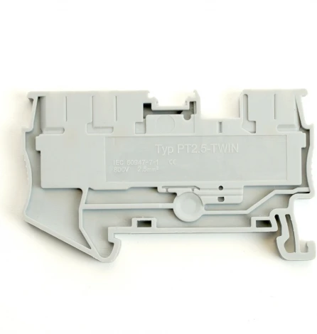 Зажим пружинный 3-х проводной проходной Stekker 49243