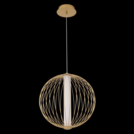 Подвесной светильник Crystal Lux SYNC SP18W LED GOLD (220V, на проводе, шар)