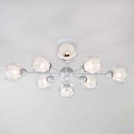 Потолочная люстра Eurosvet Vivien 30163/8 серебро