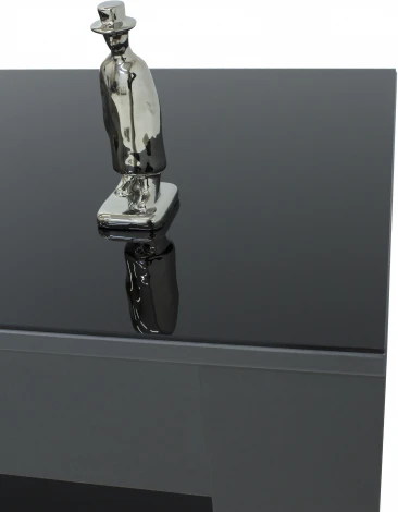 Стол журнальный BeautyStyle 26 графит темный U961/стекло черное от фабрики Mebelik