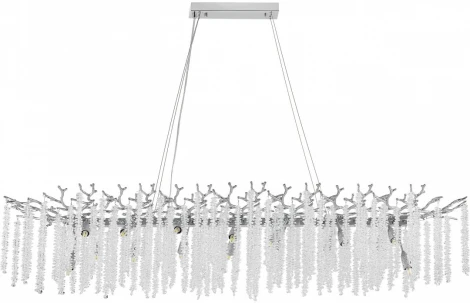 Подвесная люстра хрустальная Arte Milano Milano-2 23210.1500.16.G9.A CR (220V, на тросе)