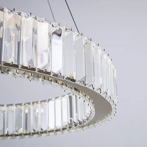 Подвесной светильник светодиодный хрустальный с пультом с регулировкой цветовой температуры и яркости Modelux MODELUX ML.1935.800