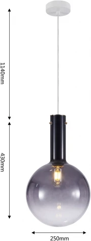 Подвесной светильник Favourite Alba 4103-1P (220V, на проводе, шар)