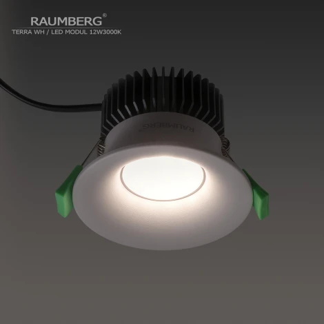 Встраиваемый светильник Raumberg Terra\Wh\12W3000K White Led 12w 3000K