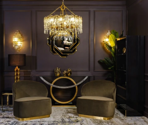 Зеркало 900х900х21 Garda Decor арт.KFE7H018