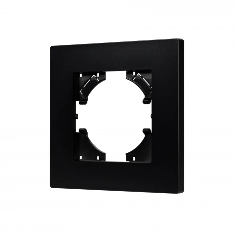 Рамка пластиковая FRM-PERIO-PL-1-BK (Arlight) 049689