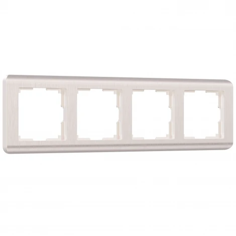 Рамка на 4 поста Stream (перламутровый) Werkel W0042113 (a051279)