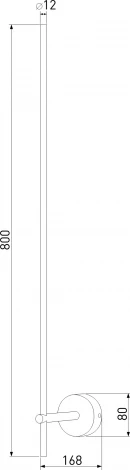 Светильник настенный светодиодный Elektrostandard Fine 40132/LED черный жемчуг 3000K (220V)