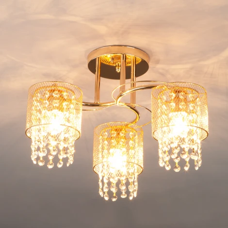 Потолочная люстра Eurosvet Bonnie 30137/3 золото (220V)