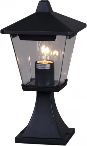 Наземный фонарь Reluce 08296-0.6-001SJ BK (220V, фонарь, IP54)