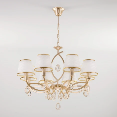Подвесная люстра Eurosvet Salita 60091/8 перламутровое золото