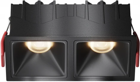 Встраиваемый светильник Maytoni Alfa LED DL043-02-10W3K-SQ-B-1 (220V)