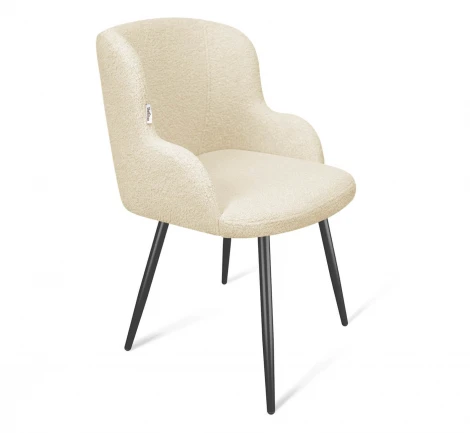 Стул Sheffilton SHT-ST39/S95-1 бежевый/черный муар 6692492603