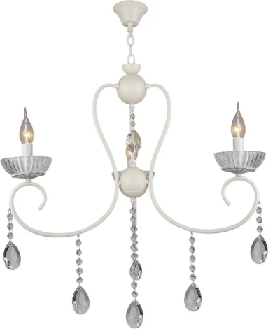 Подвесная люстра Reluce 04461-0.4-03 (220V, подвески, на цепи, подсвечник, свеча)