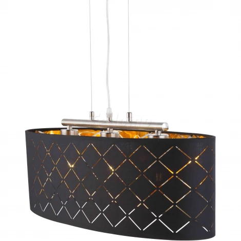 Подвесной светильник Globo Clarke 15229H2 (220V, на тросе, круглые, узор в клетку)