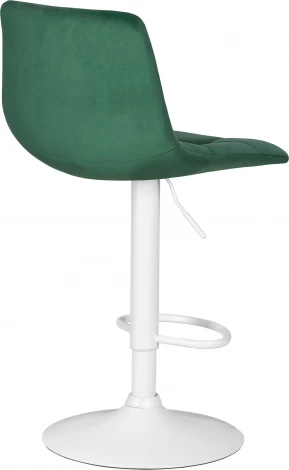 Стул барный DOBRIN TAILOR WHITE (зеленый велюр (MJ9-88))