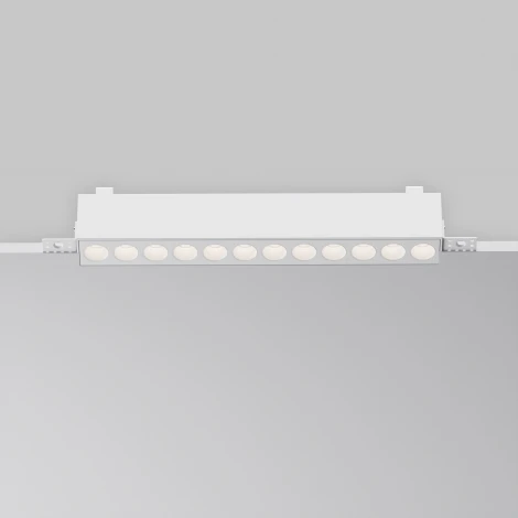 Встраиваемый линейный светильник под гипсокартон светодиодный Maytoni Points DL065-20W3-6K-TRS-W (220V)