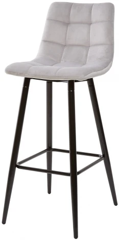 Барный стул M-City LECCO UF910-02 LIGHT GREY, велюр