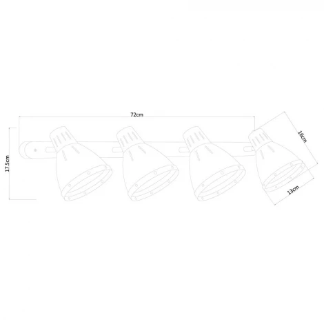 Спот Arte Lamp Marted A2215PL-4WH