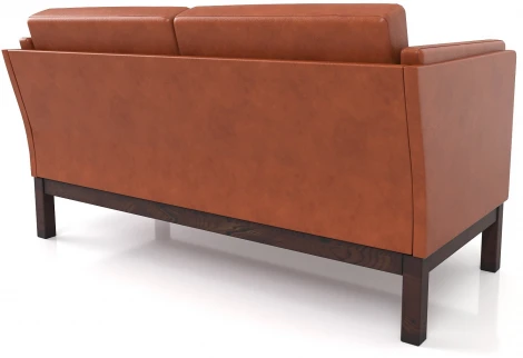 Диван Arsko Айверс М венге оранжевый кожзам