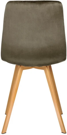 Комплект из 2-х стульев Easy тёмно-коричневый с ножками под дерево Bradexhome арт.FR 0735P