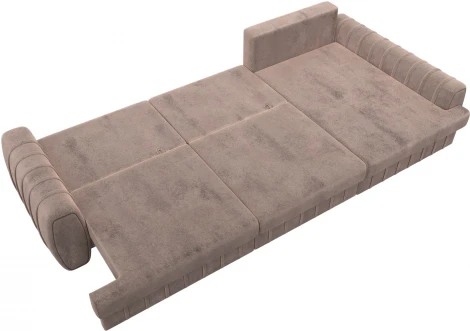 Диван угловой Лига-057 НПБ Лонг угол правый Лига Диванов (Велюр) арт.129304