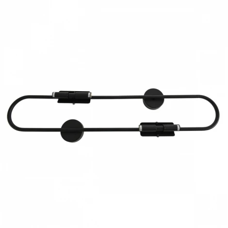 Бра Lumion Toronto 6561/4W SUSPENTIONI LN26 черный/прозрачный, металл/стекло G9 4*20W 220V